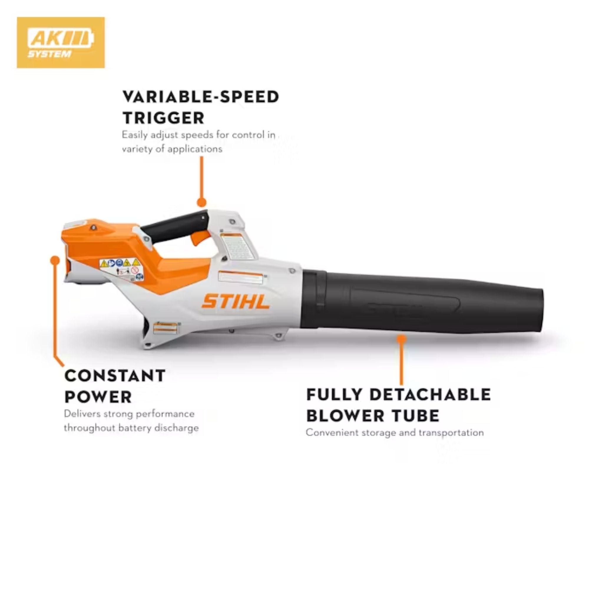 STIHL BGA 50 Battery Powered Blower Set