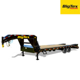 Big Tex Gooseneck | 20FT + 5' Dovetail | Single Wheel | Tandem Axle | Mega Ramp | 14GN-25D5A-MRBK
