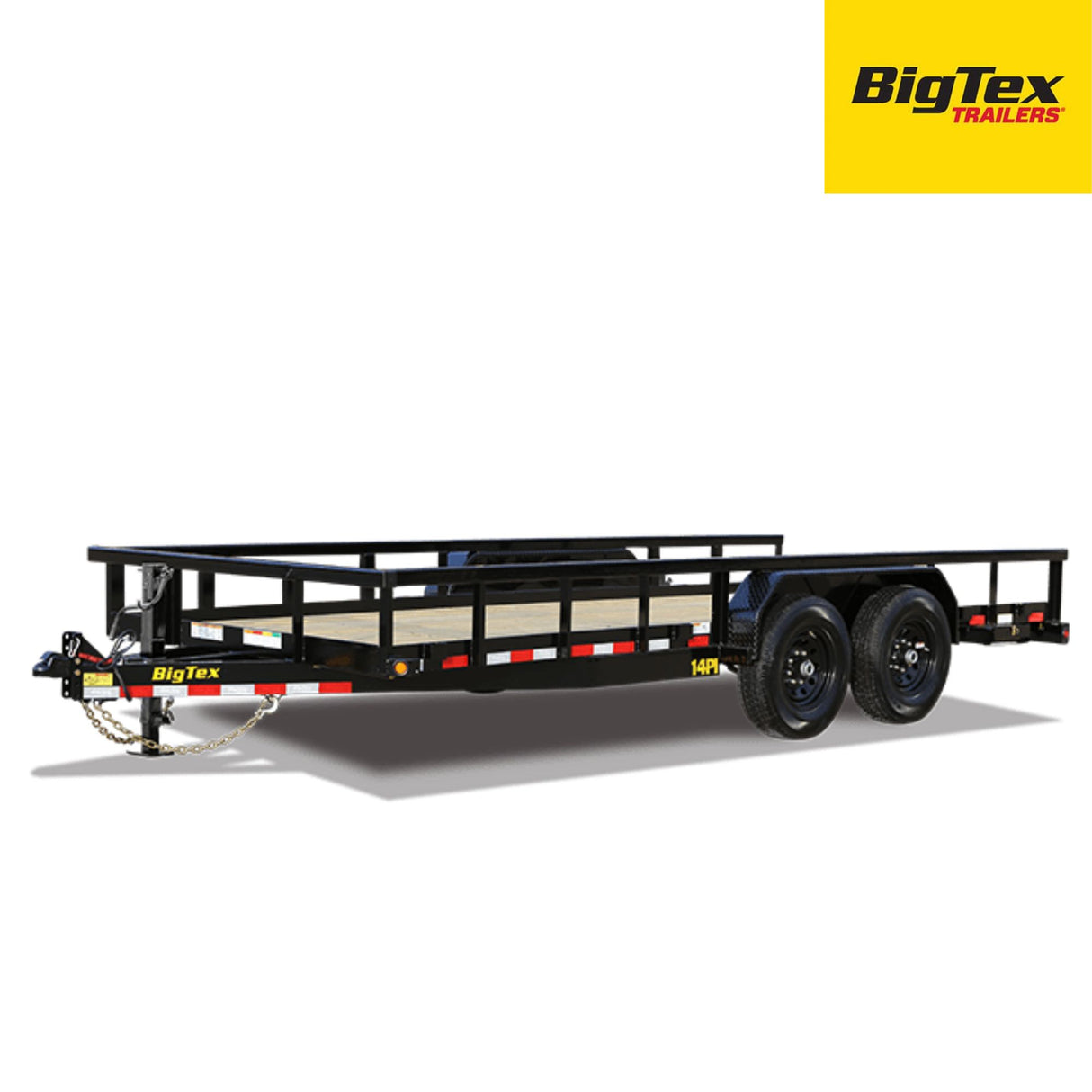 Big Tex Heavy Duty Utility Trailer | 20FT | Tandem Axle | Pipe Top | 14PI-20