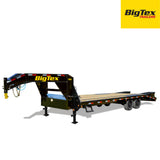 Big Tex Gooseneck | Super Duty | 28FT +5' Dovetail | Single Wheel | Tandem Axle | 16GN-33D5A-MRBK