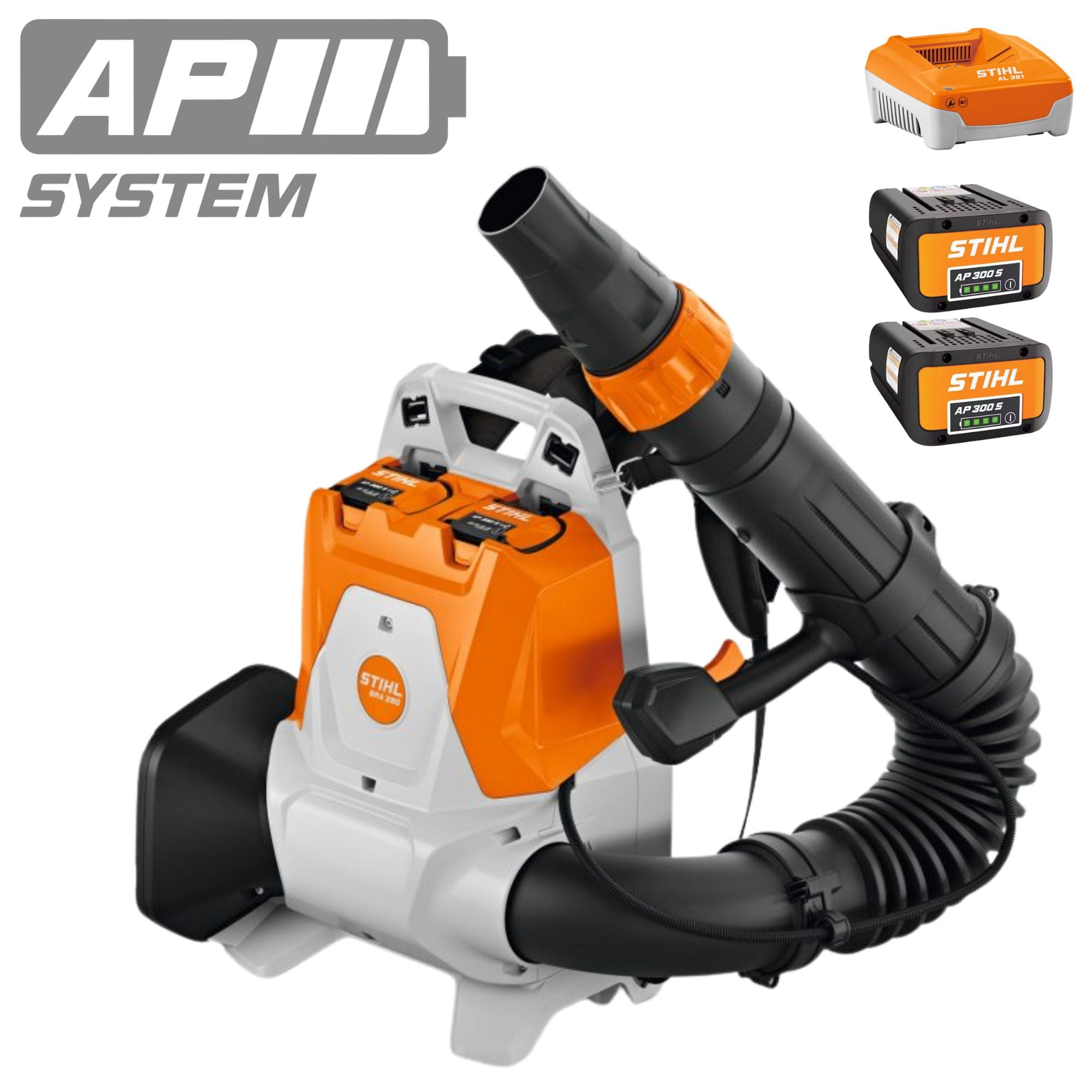 STIHL BRA 280 Battery Powered Backpack Blower with Batteries