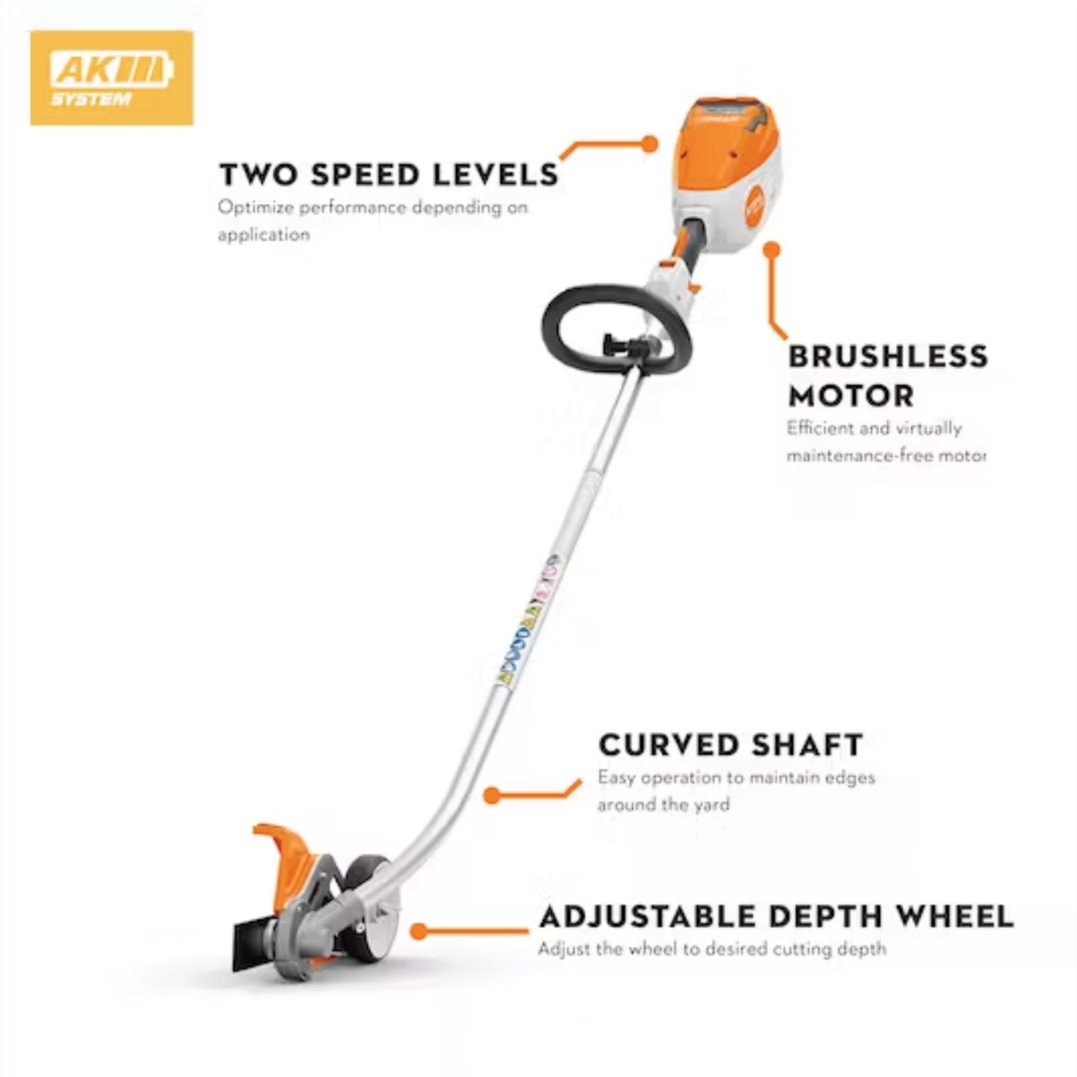 STIHL FCA 80 Battery Powered Edger with Battery & Charger | Main Street Mower | Winter Garden | Clermont | Ocala