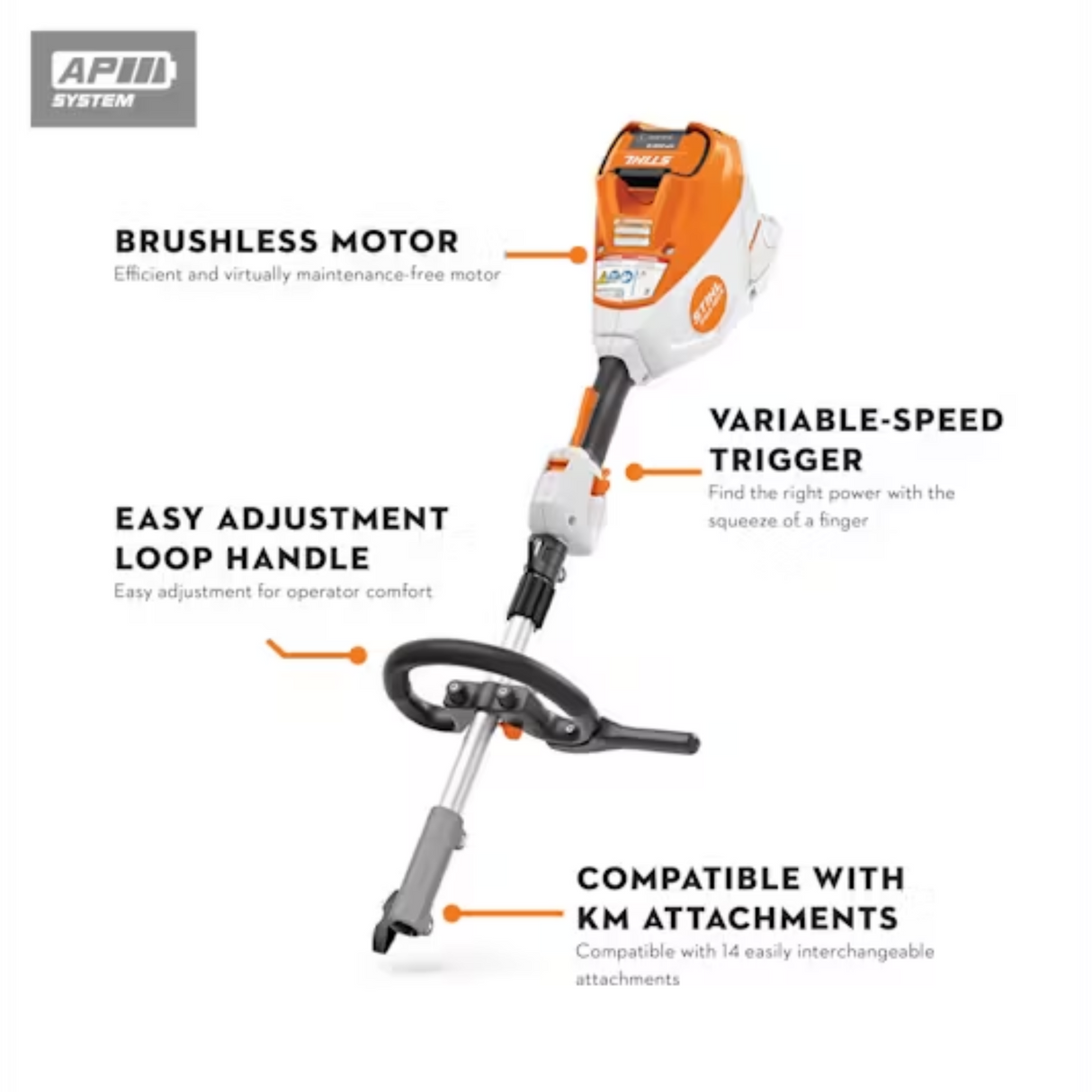 STIHL KMA 120 R Battery Powered KombiMotor | Tool Only | Main Street Mower | Winter Garden | Clermont | Ocala