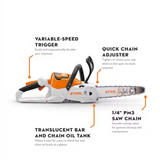 STIHL MSA 60-CB Battery Powered Chainsaw with Battery & Charger | Main Street Mower | Winter Garden | Clermont | Ocala