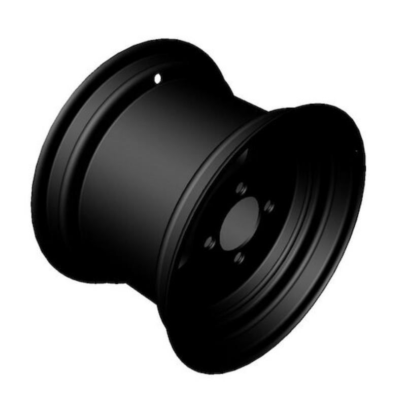 Toro Wheel [12X8.5 2.48 OFFSET, BLACK]