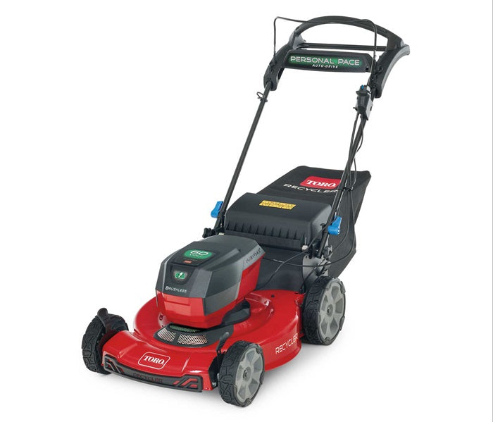 Toro 60V MAX (22") Electric Battery SMARTSTOW Personal Pace Auto-Drive High Wheel Mower - Main Street Mower | Winter Garden, Ocala, Clermont