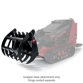 Dingo Grapple Rake Quick Attachment - Rental | Main Street Mower | Winter Garden | Clermont | Ocala