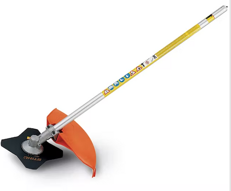 STIHL FS-KM Brushcutter with 4 Tooth Grass Blade | 4180 200 0472 | Main Street Mower | Winter Garden | Clermont | Ocala