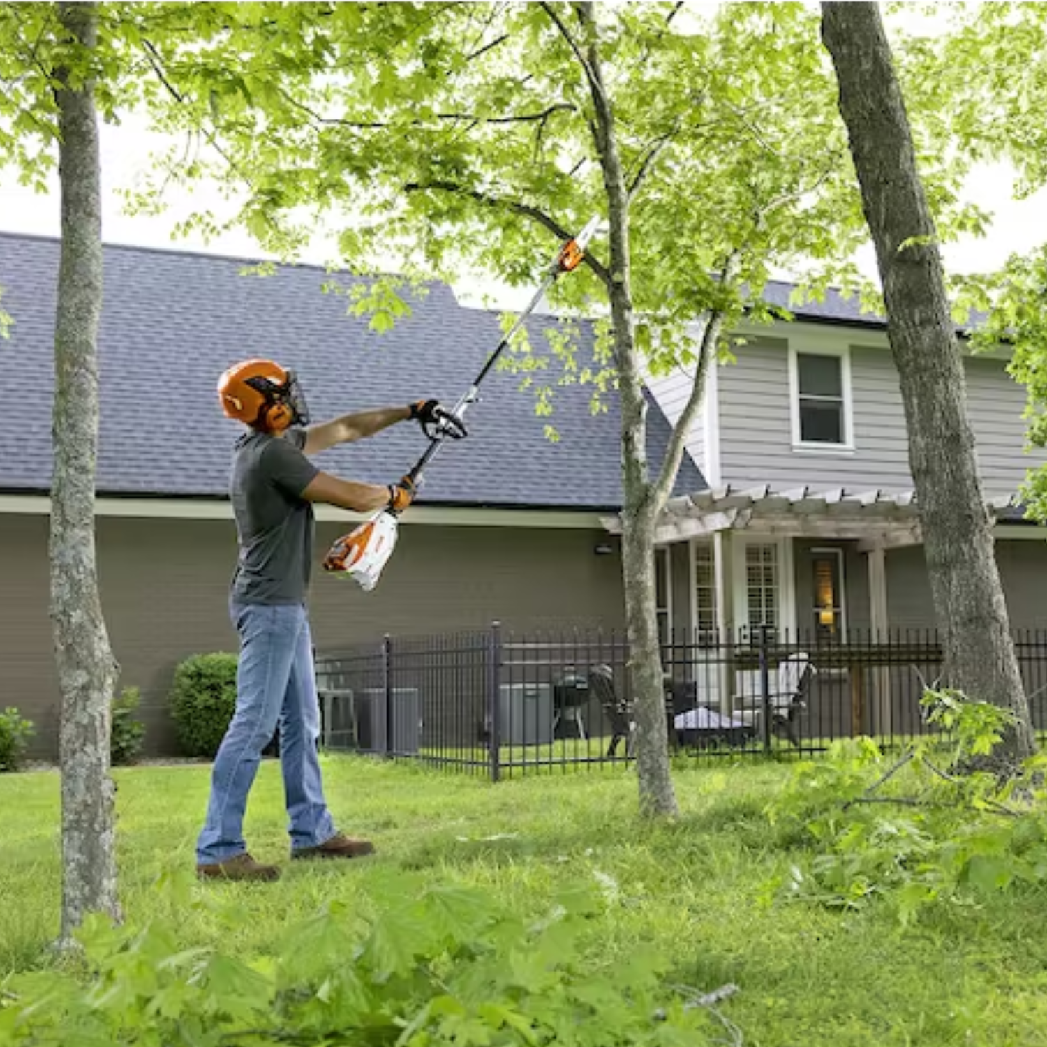 STIHL HT-KM Pole Pruner Attachment 12 In | 4182 200 0210 | Main Street Mower | Winter Garden | Clermont | Ocala