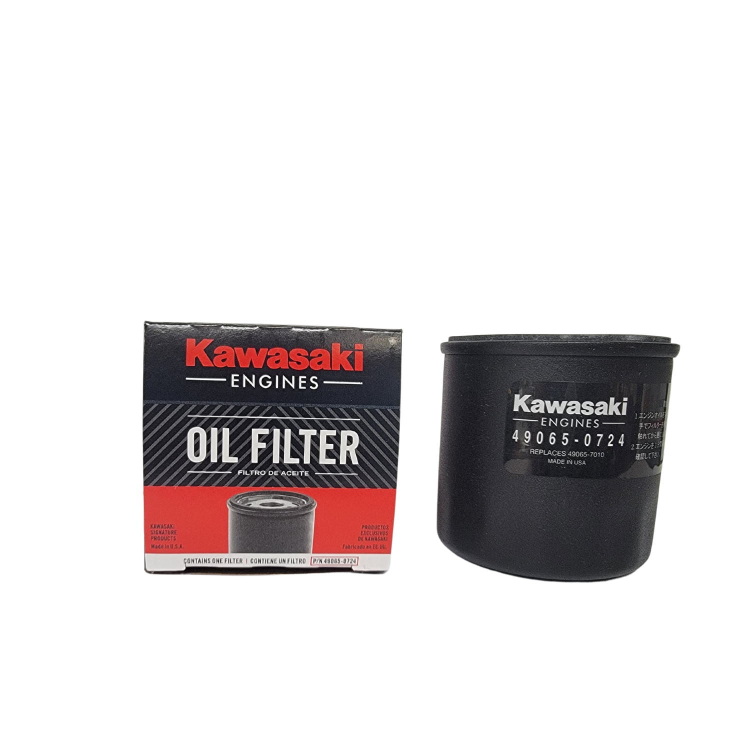 Kawasaki Oil Filter | 49065-0724 - Main Street Mower | Winter Garden, Ocala, Clermont