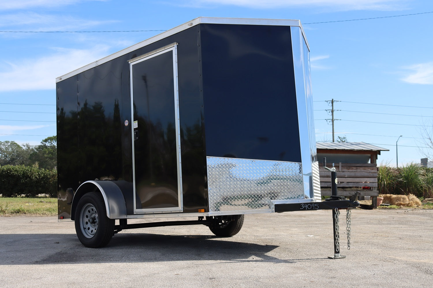 Spartan 6X10 Base Black Enclosed Cargo Trailer | Black | SP6X10SA| Main Street Mower | Winter Garden | Clermont | Ocala