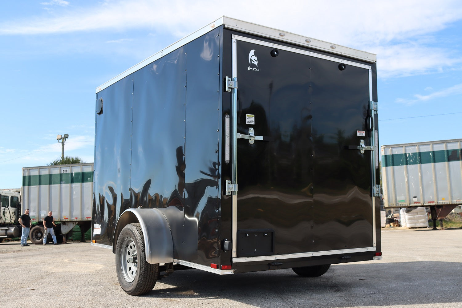 Spartan 6X10 Base Black Enclosed Cargo Trailer | Black | SP6X10SA| Main Street Mower | Winter Garden | Clermont | Ocala