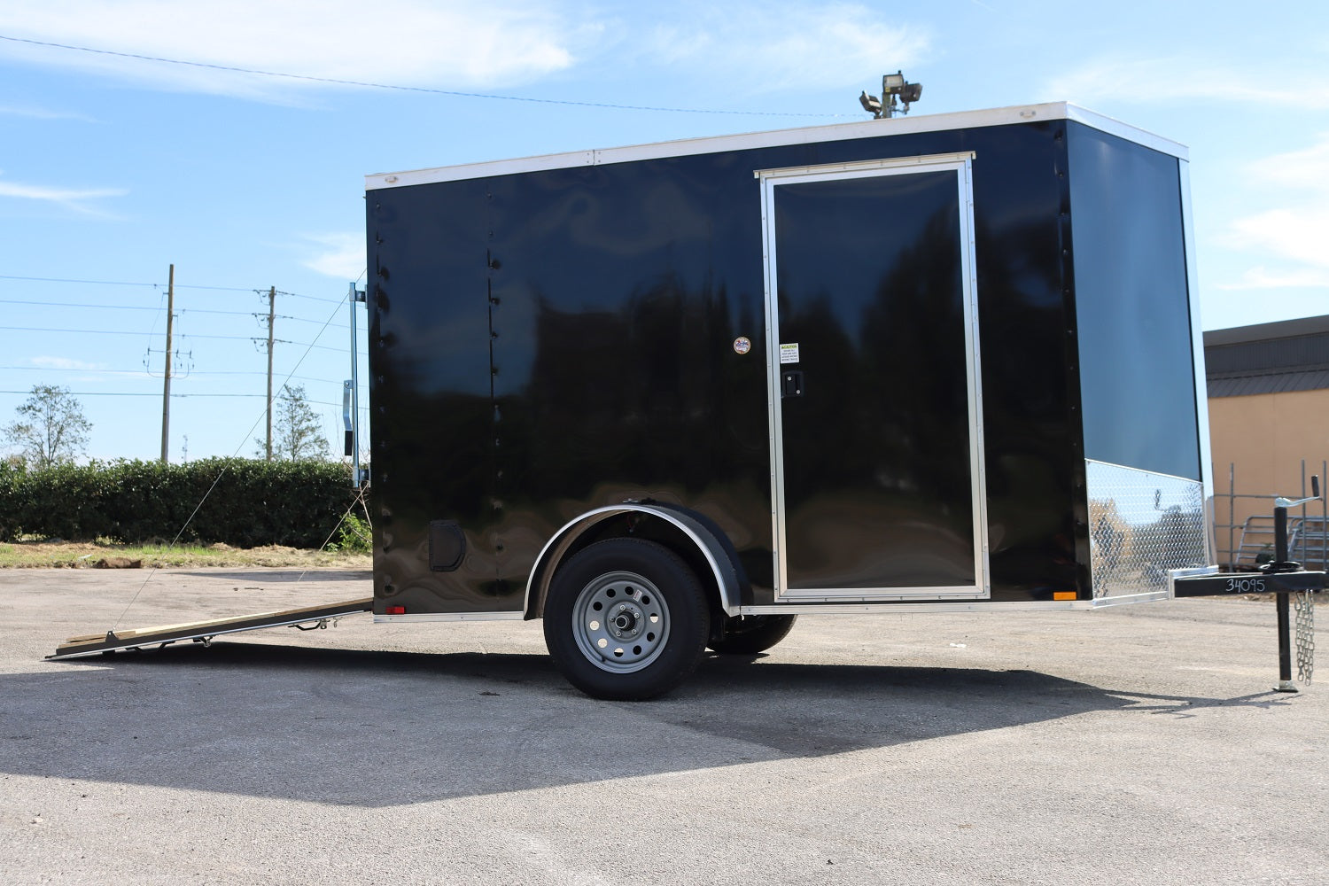 Spartan 6X10 Base Black Enclosed Cargo Trailer | Black | SP6X10SA| Main Street Mower | Winter Garden | Clermont | Ocala