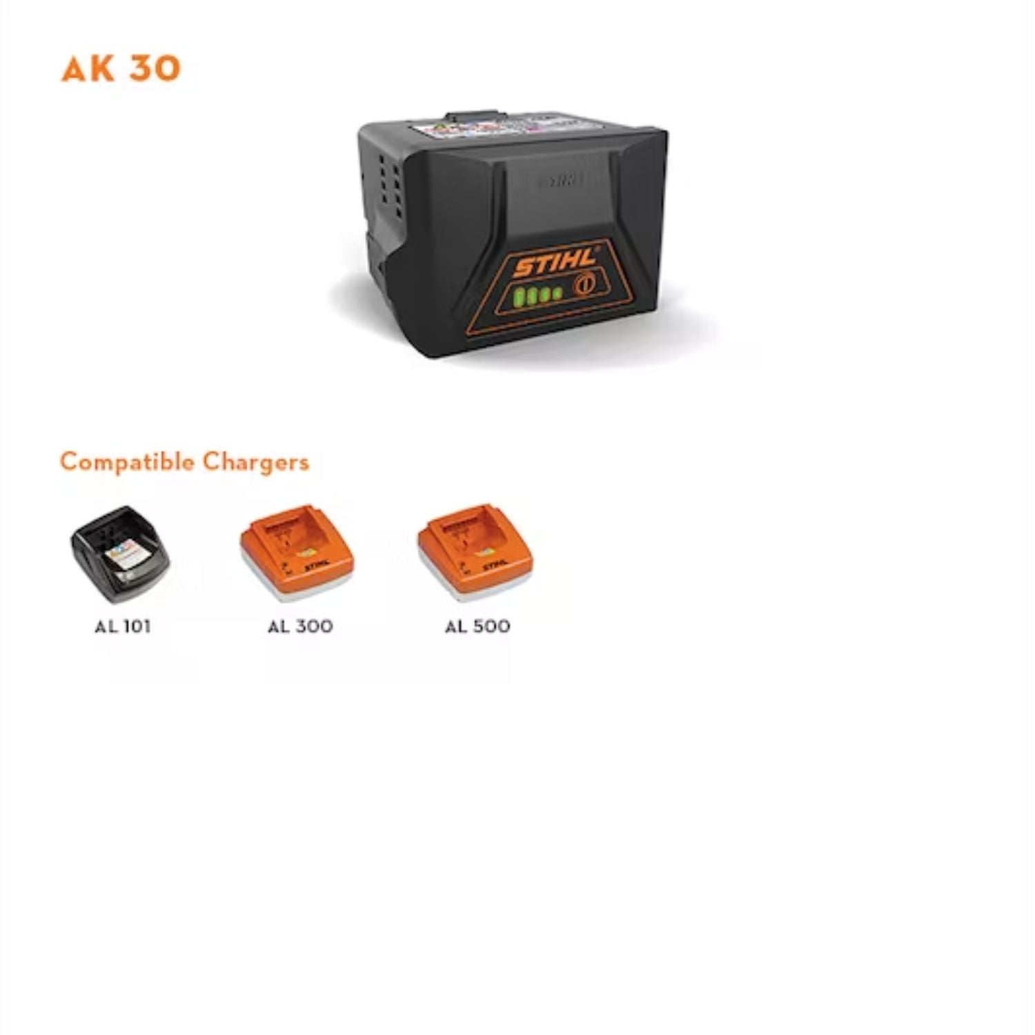 STIHL AK 30 36Volt Lithium-Ion Battery | Main Street Mower | Winter Garden | Clermont | Ocala