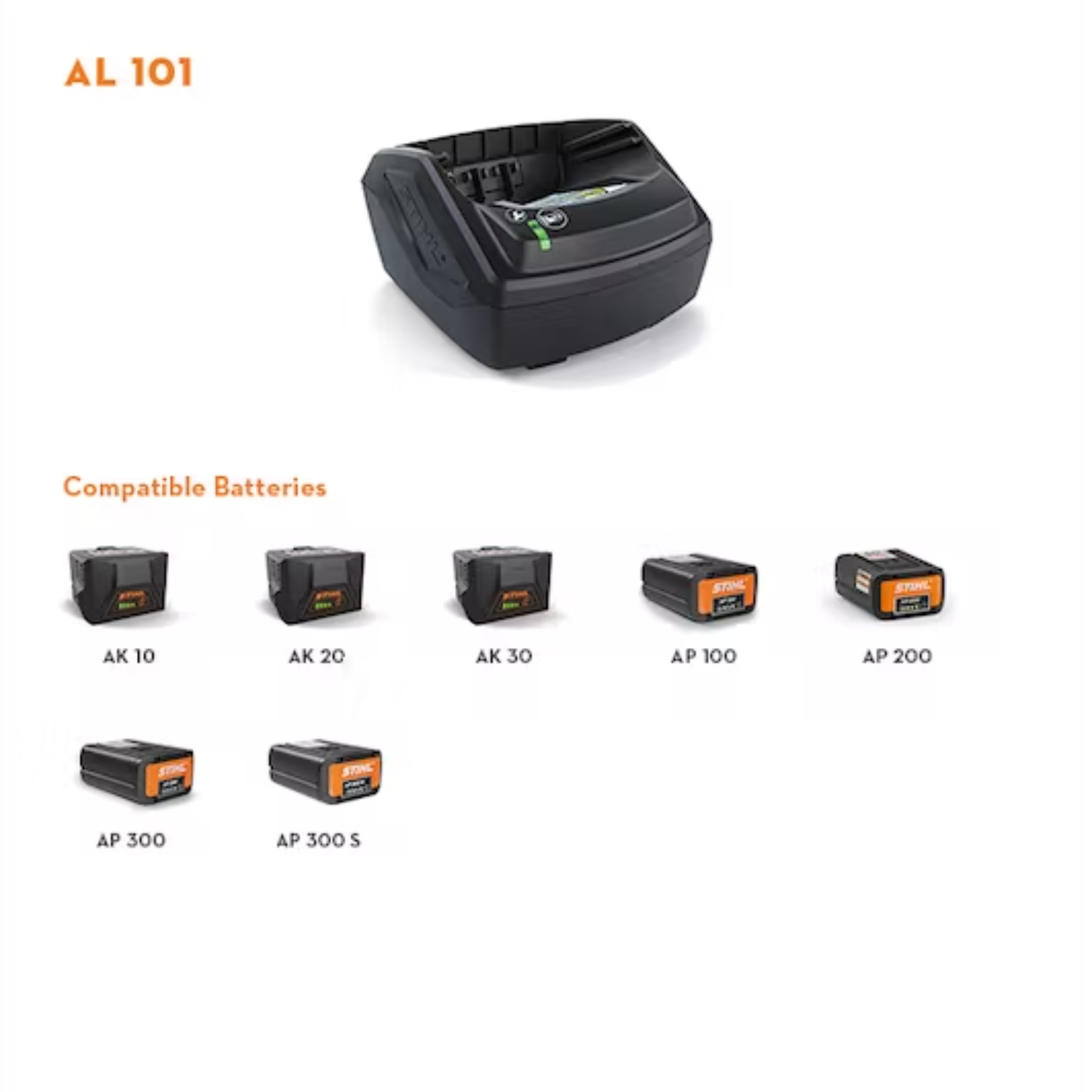 Stihl AL 101 Standard Battery Charger 36V - Main Street Mower | Winter Garden, Ocala, Clermont