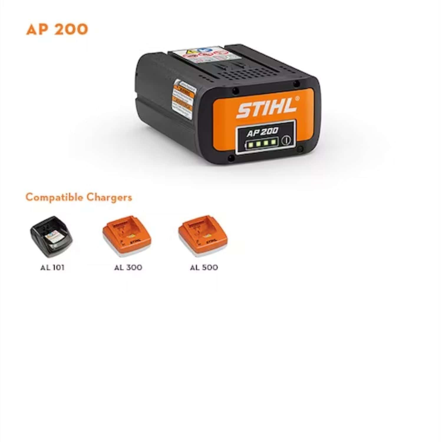 Stihl AP 200 36 Volt 4.8 Ah Lithium-Ion Battery - Main Street Mower | Winter Garden, Ocala, Clermont