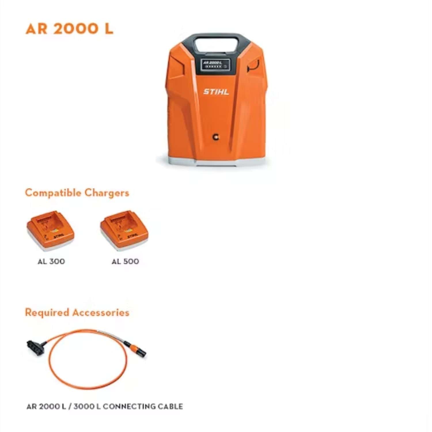 STIHL AR 2000 L Backpack Battery – Main Street Mower