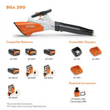 STIHL BGA 200 Battery Powered Handheld Blower | Tool Only | Main Street Mower | Winter Garden | Clermont | Ocala