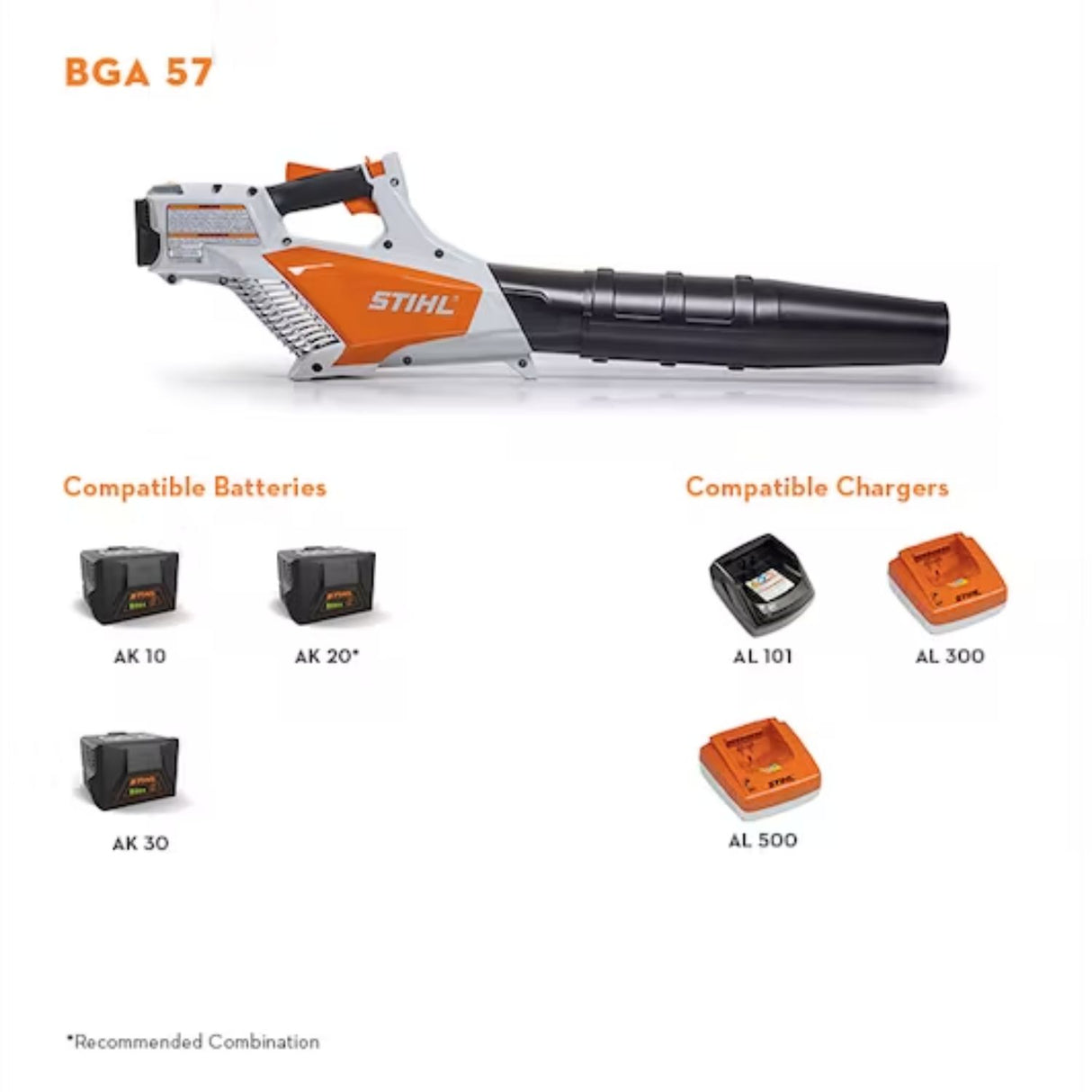 STIHL BGA 57 Battery Powered Handheld Blower | Main Street Mower | Winter Garden | Clermont | Ocala