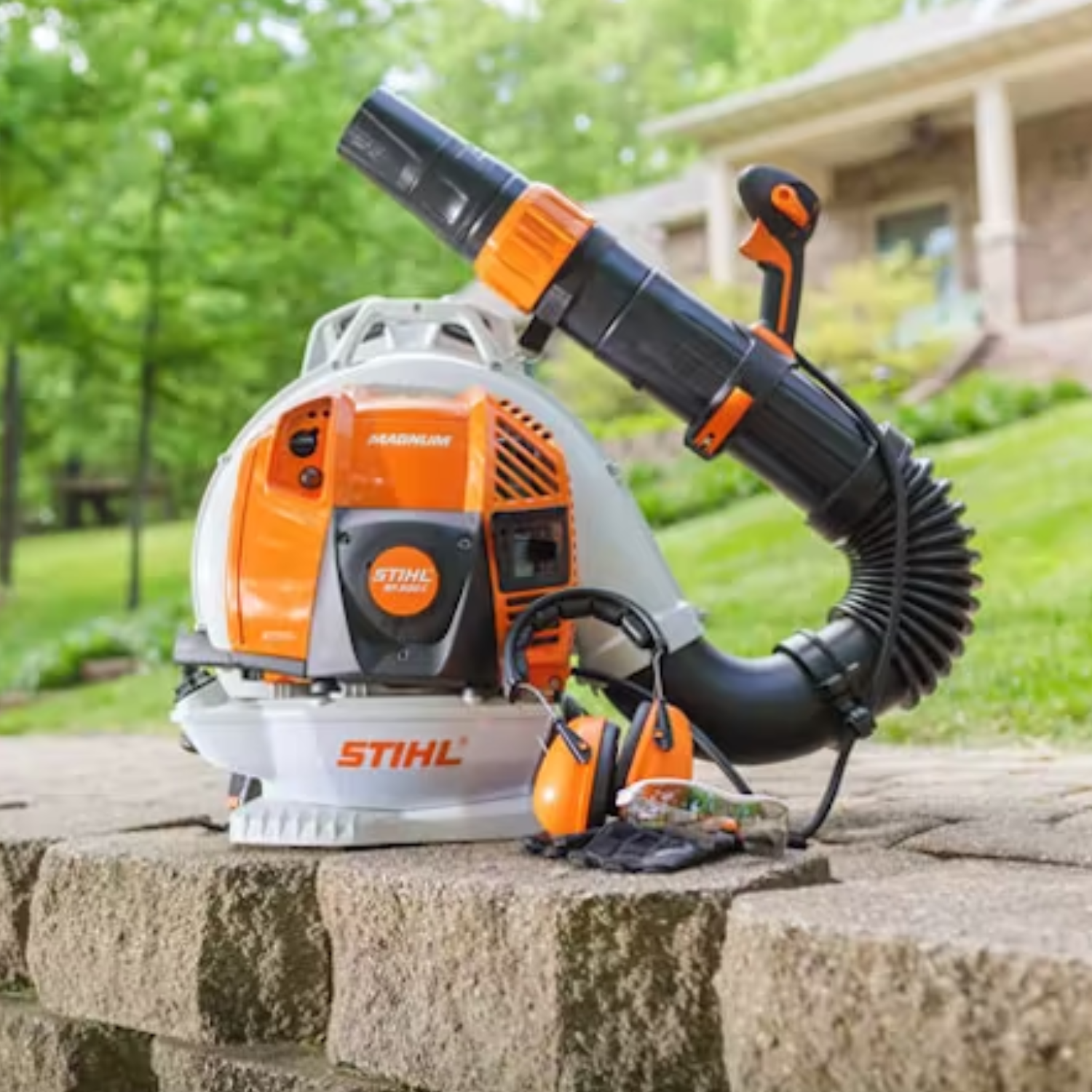 Stihl br 430 219 mph 500 cfm gas backpack shop leaf blower