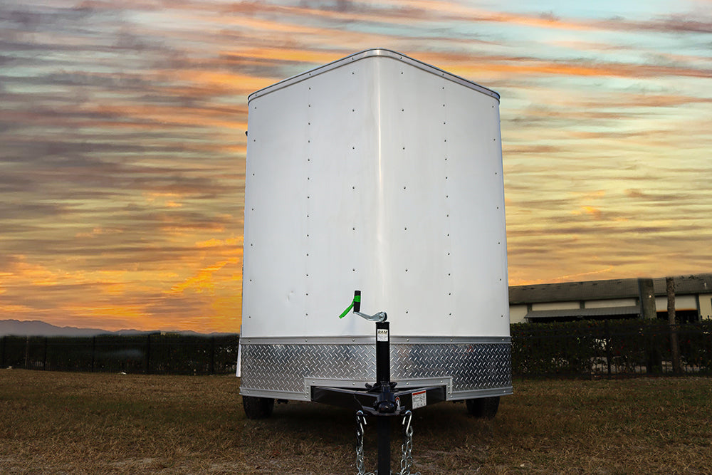 Small White Enclosed Trailer | Main Street Mower | Winter Garden | Clermont | Ocala