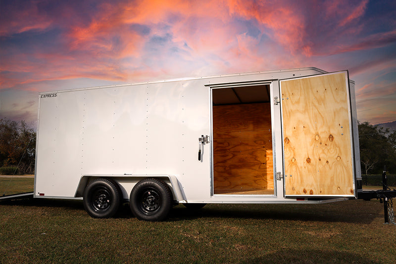 Big White Enclosed Trailer - Main Street Mower | Winter Garden, Ocala, Clermont
