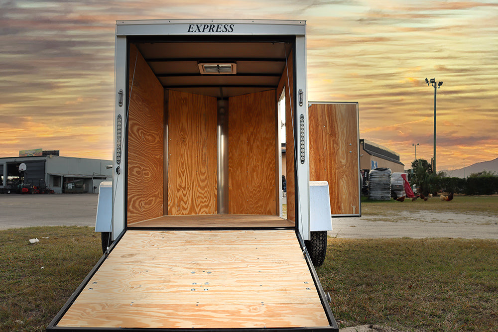 Small White Enclosed Trailer | Main Street Mower | Winter Garden | Clermont | Ocala