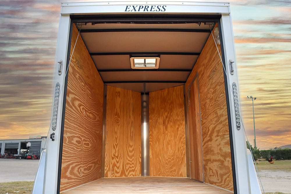 Small White Enclosed Trailer | Main Street Mower | Winter Garden | Clermont | Ocala