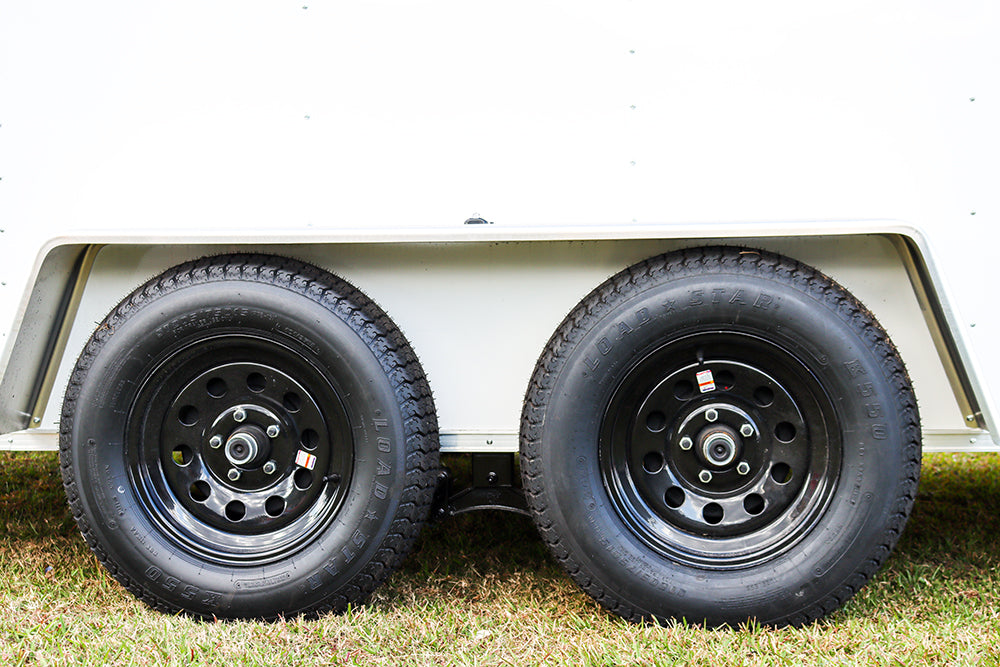 Mower trailer top wheels