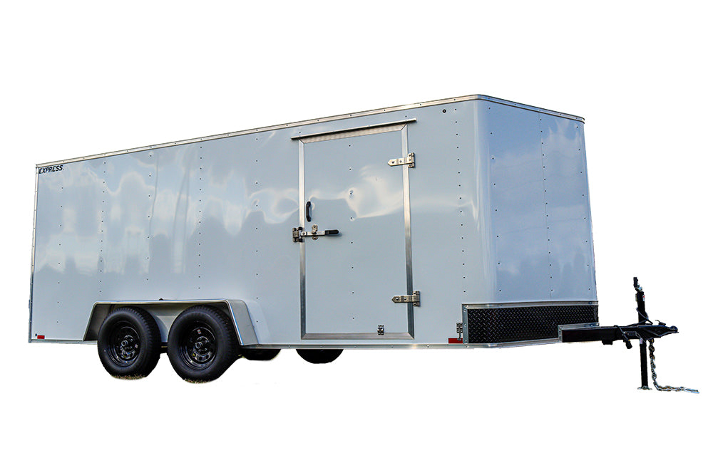 Big White Enclosed Trailer | Main Street Mower | Winter Garden | Clermont | Ocala
