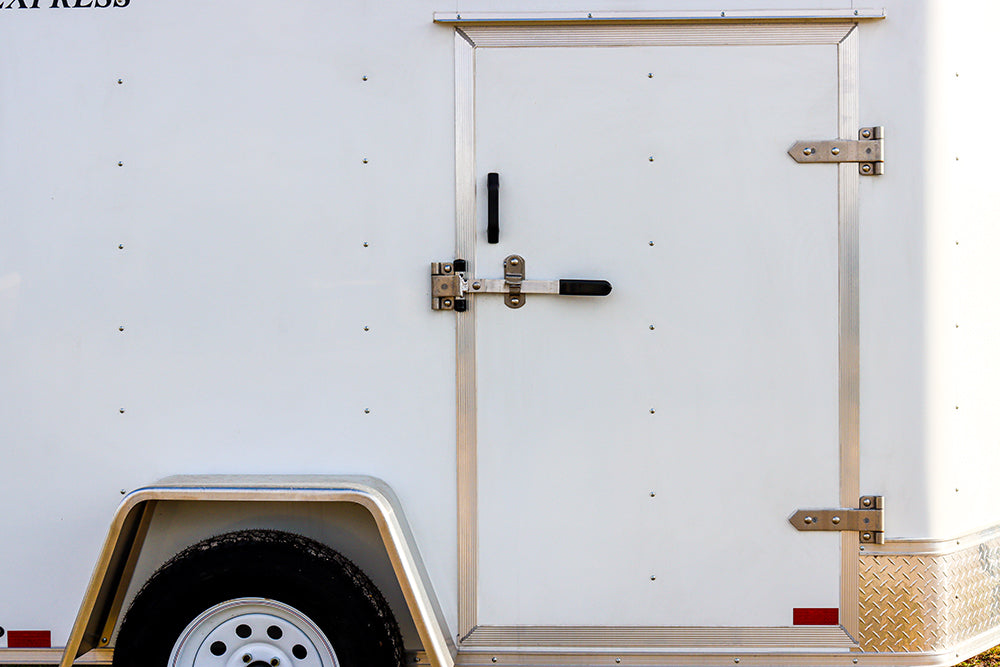 Small White Enclosed Trailer