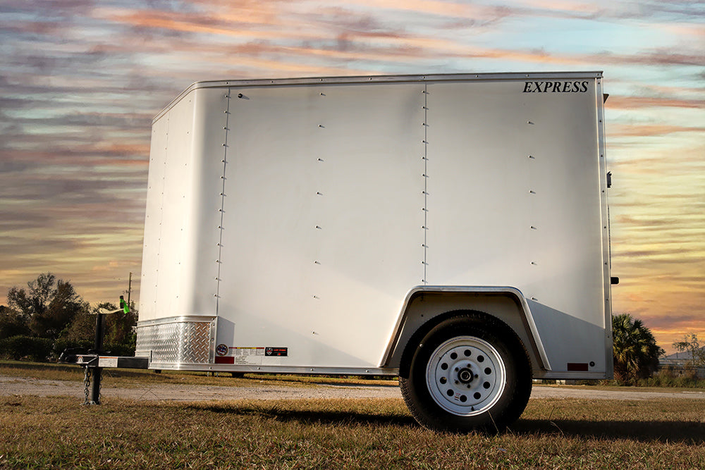 Small White Enclosed Trailer | Main Street Mower | Winter Garden | Clermont | Ocala
