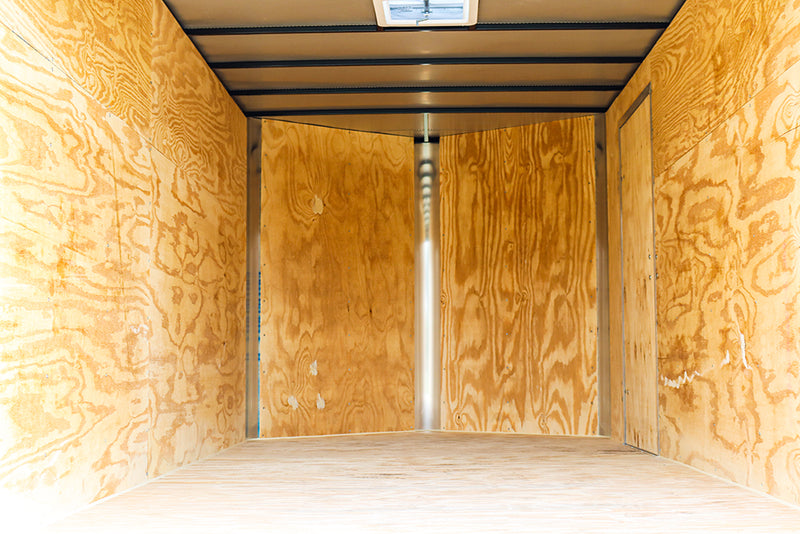 Big White Enclosed Trailer