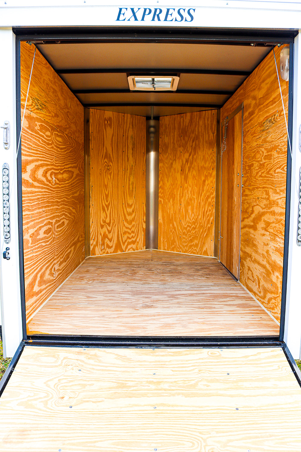 Small White Enclosed Trailer