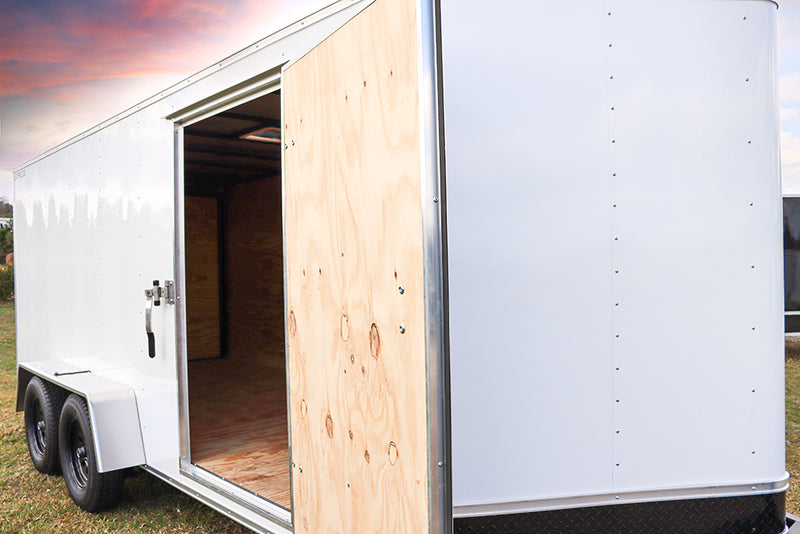 Big White Enclosed Trailer - Main Street Mower | Winter Garden, Ocala, Clermont