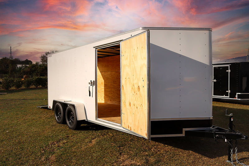Big White Enclosed Trailer - Main Street Mower | Winter Garden, Ocala, Clermont