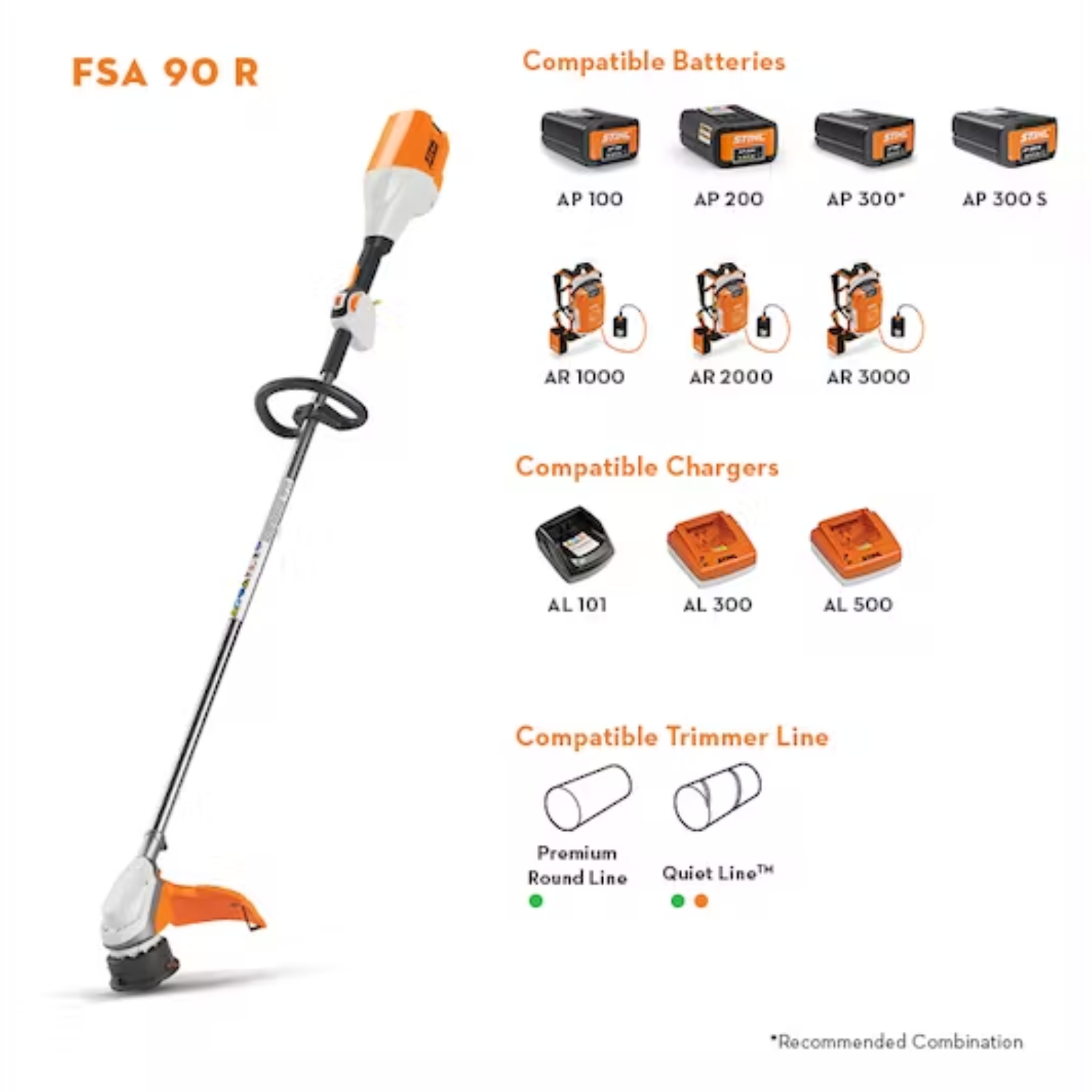 Stihl FSA 90 R String Trimmer - Unit Only - Main Street Mower | Winter Garden, Ocala, Clermont