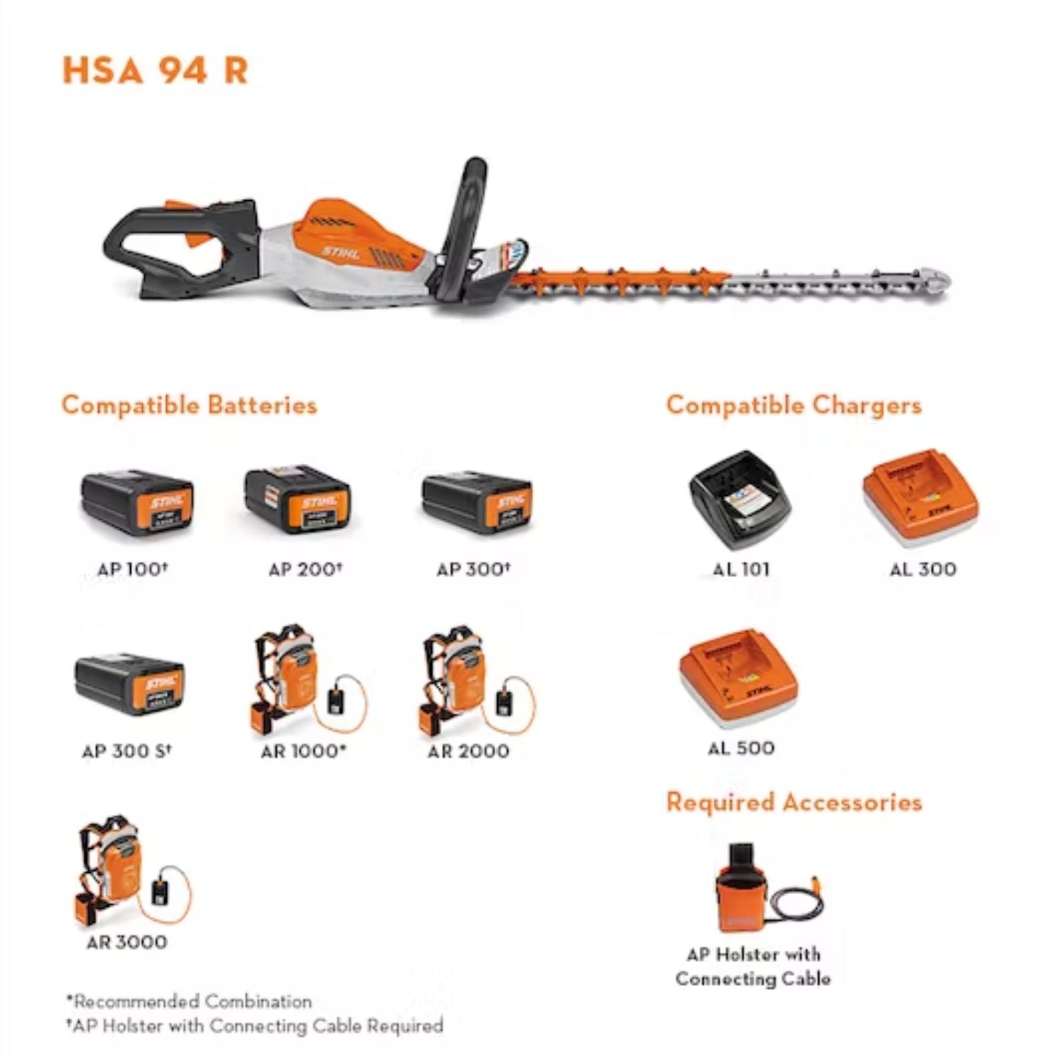 HSA 94 R Hedge Trimmer 24" - Unit Only - Main Street Mower | Winter Garden, Ocala, Clermont