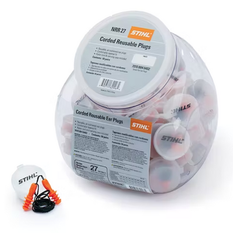 STIHL Hearing Protection - 50 Corded Pairs | Main Street Mower | Winter Garden | Clermont | Ocala