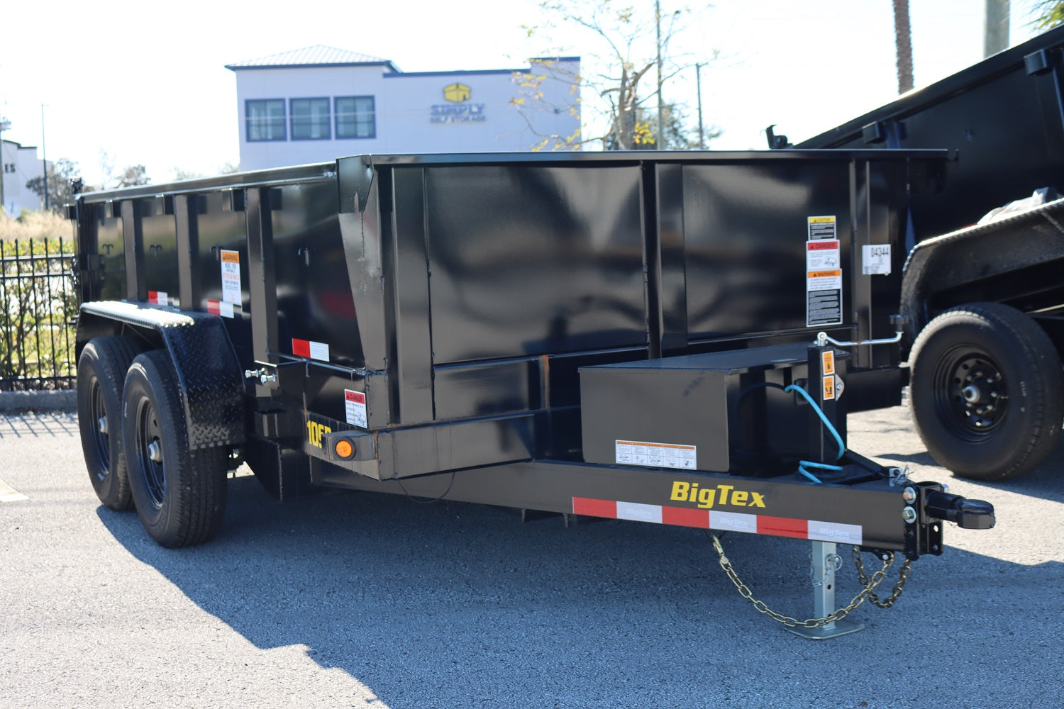 12 Foot Big Tex Pro Series Tandem Axle Single Ram with Spreader Gate Black Dump Trailer (10SR-12XLBK6SIR) | Main Street Mower | Winter Garden | Clermont | Ocala