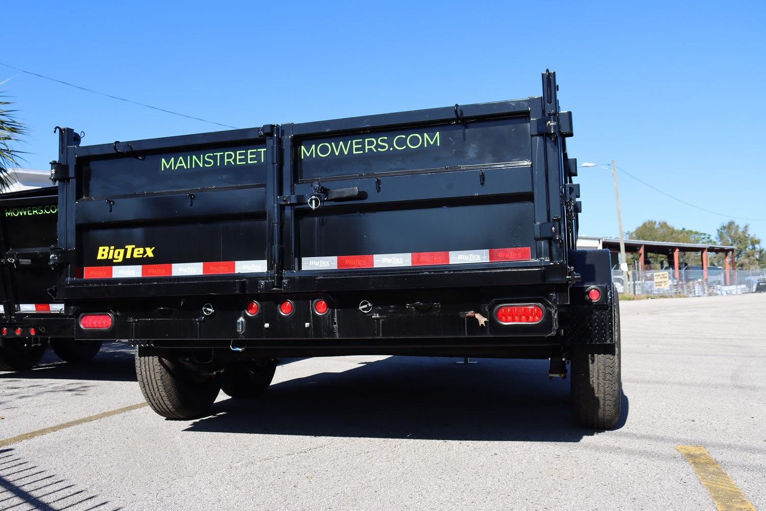 12 Foot Big Tex Pro Series Tandem Axle Single Ram with Spreader Gate Black Dump Trailer (10SR-12XLBK6SIR) | Main Street Mower | Winter Garden | Clermont | Ocala