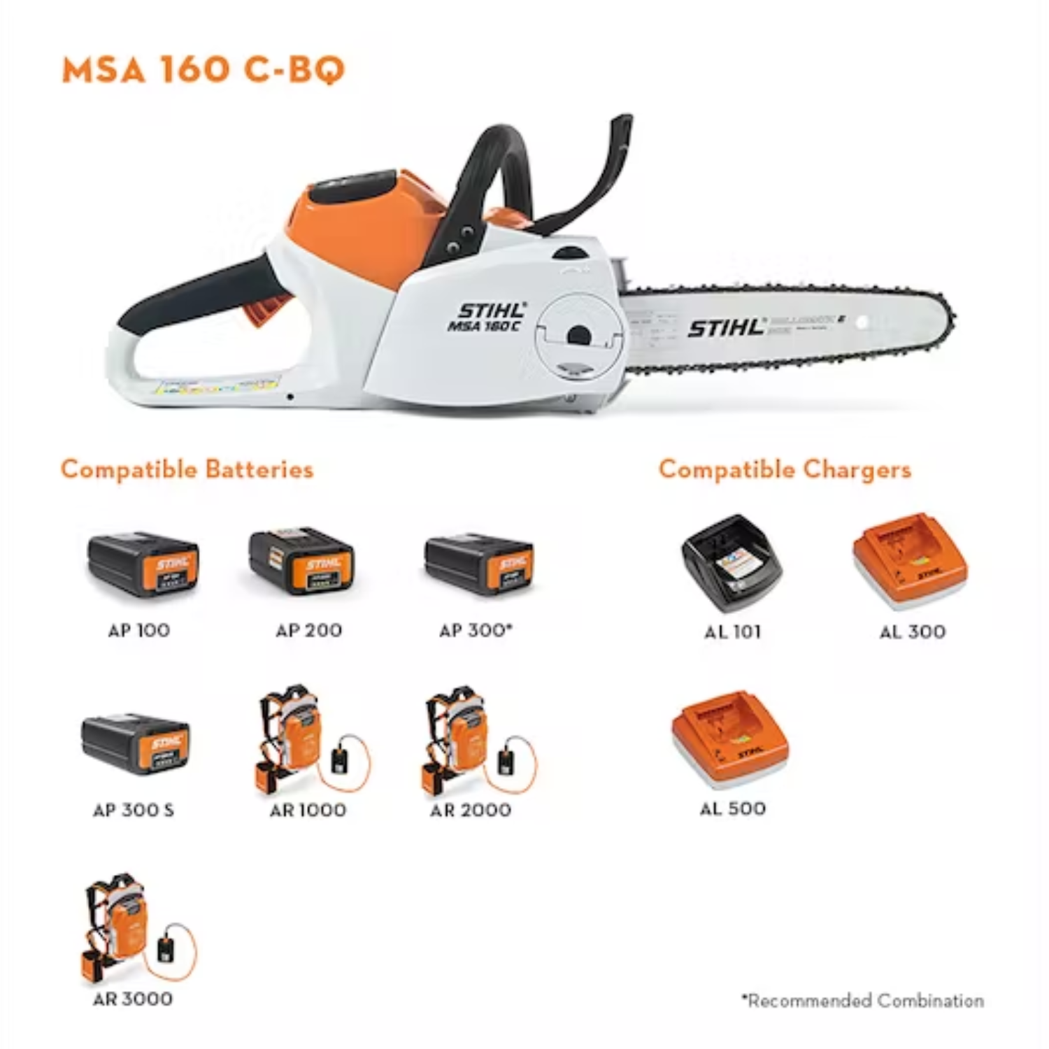 Stihl MSA160CBQ 12 Battery Powered Chainsaw with Quickstop® - Main Street Mower | Winter Garden, Ocala, Clermont