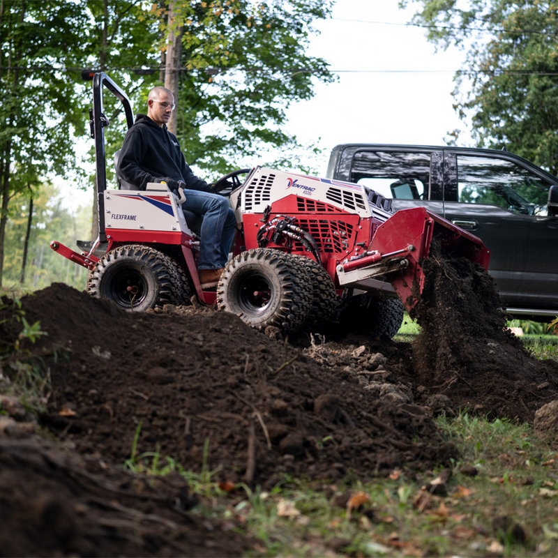 Ventrac HE482 Power Bucket Attachment