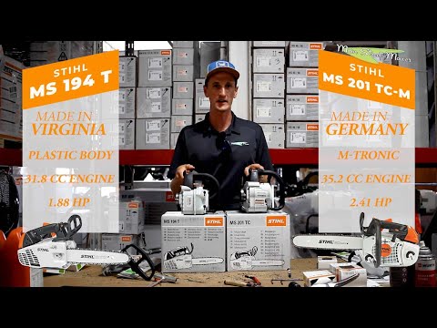 STIHL MS 201 T C-M Gas Powered 14 Inch In-Tree Chainsaw with M-Tronic | Main Street Mower | Winter Garden | Clermont | Ocala