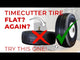 Rotary 4.10X3.50-4 Flat Free Wheel Assembly | 15087 | Main Street Mower | Winter Garden | Clermont | Ocala