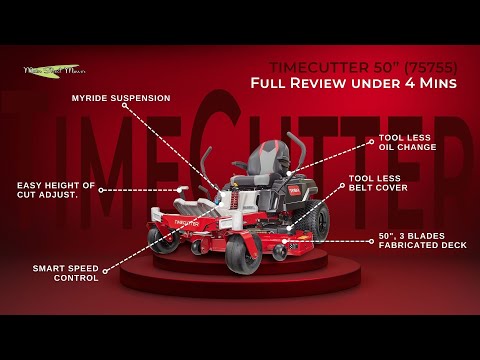 Toro TimeCutter® MyRIDE (50") 24HP Zero Turn Mower - Main Street Mower | Winter Garden, Ocala, Clermont