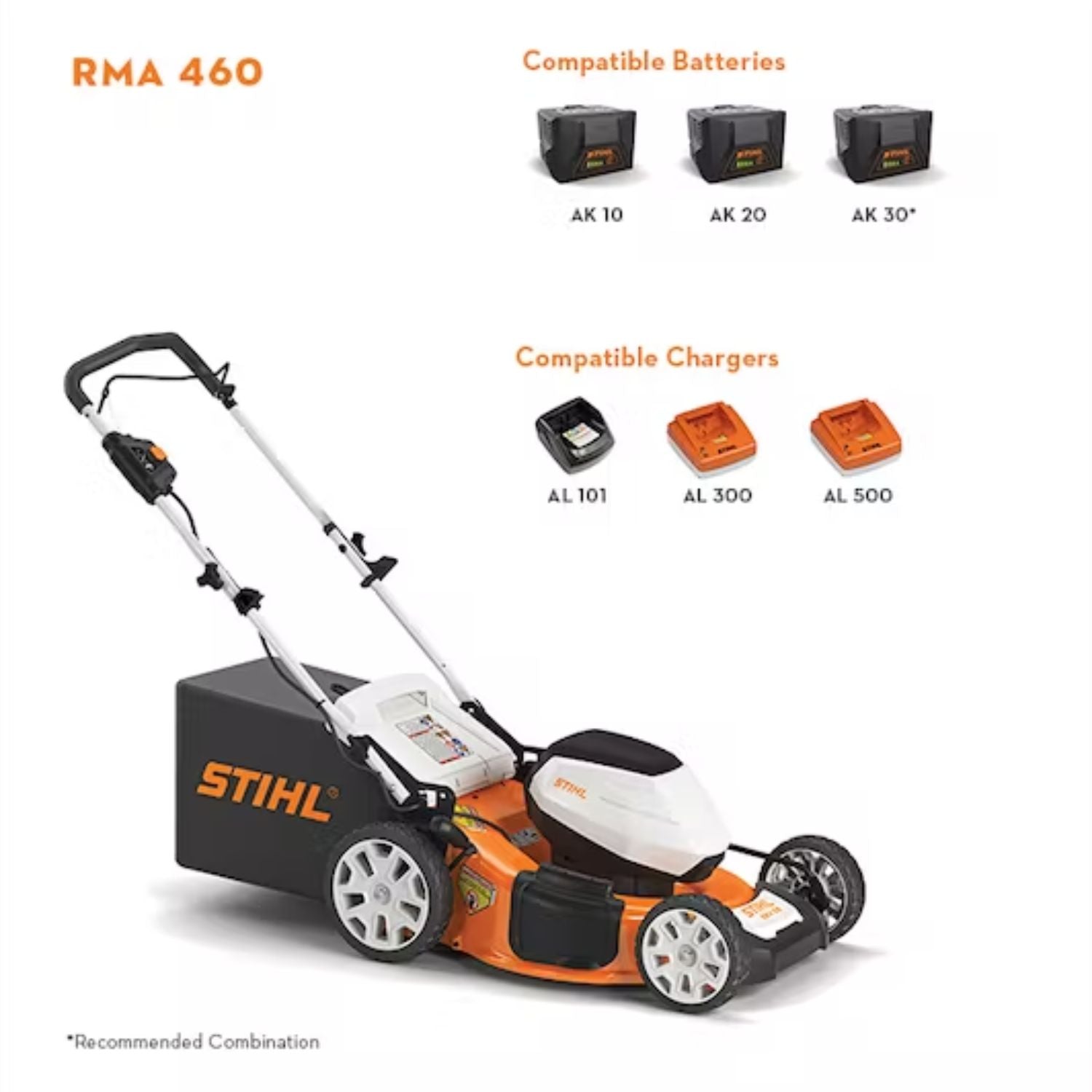 Stihl RMA 460 Cordless Electric Lawn Mower Unit Only - Main Street Mower | Winter Garden, Ocala, Clermont