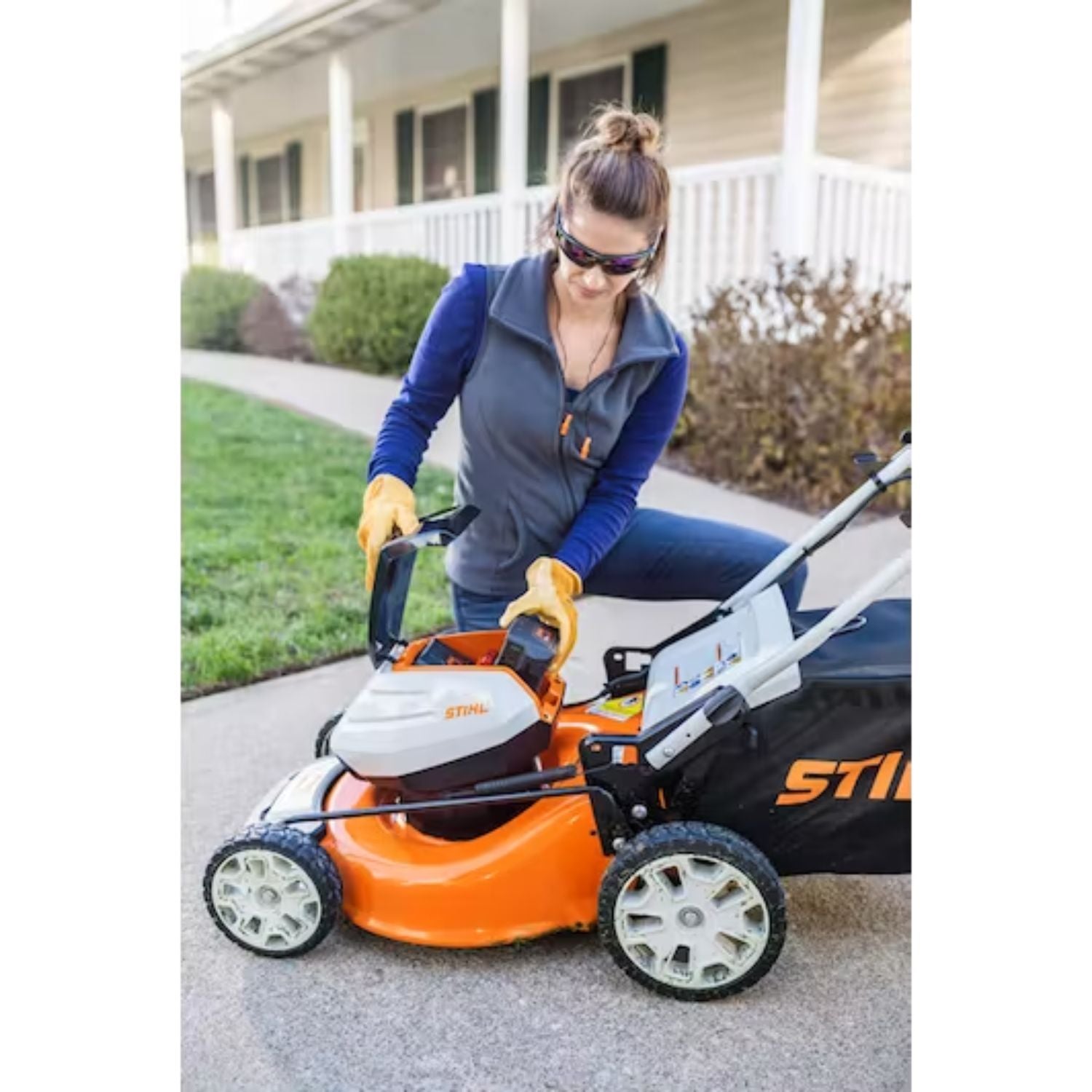 Riding Mower Stihl Electric Mower Price Cordless Electric Mower