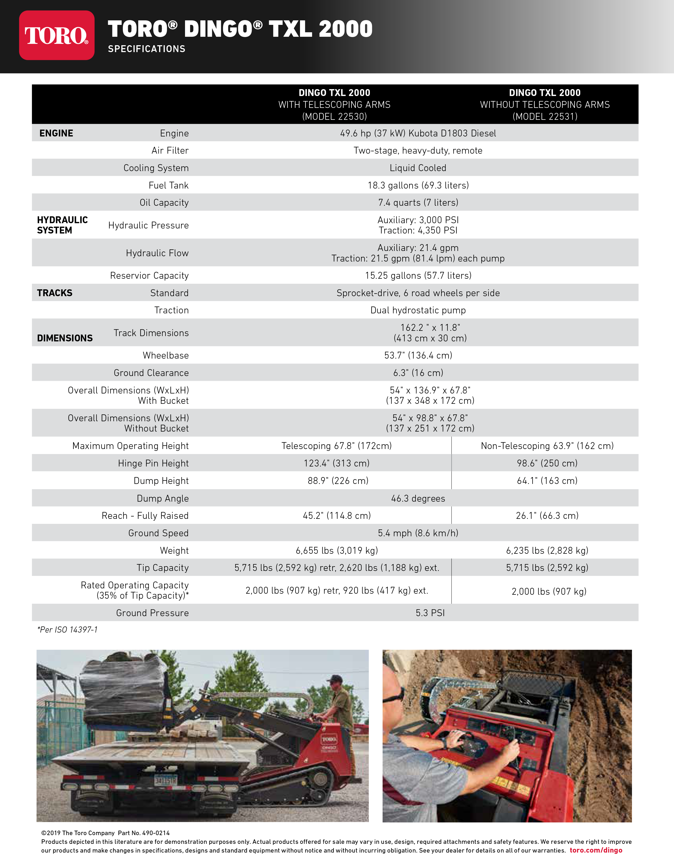 Dingo TXL 2000 Telescoping | 22530 | Main Street Mower | Winter Garden | Clermont | Ocala